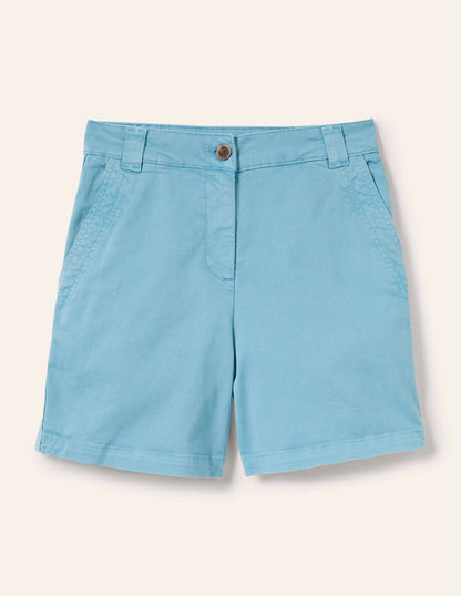 Classic Chino Shorts-Mountain Spring Blue