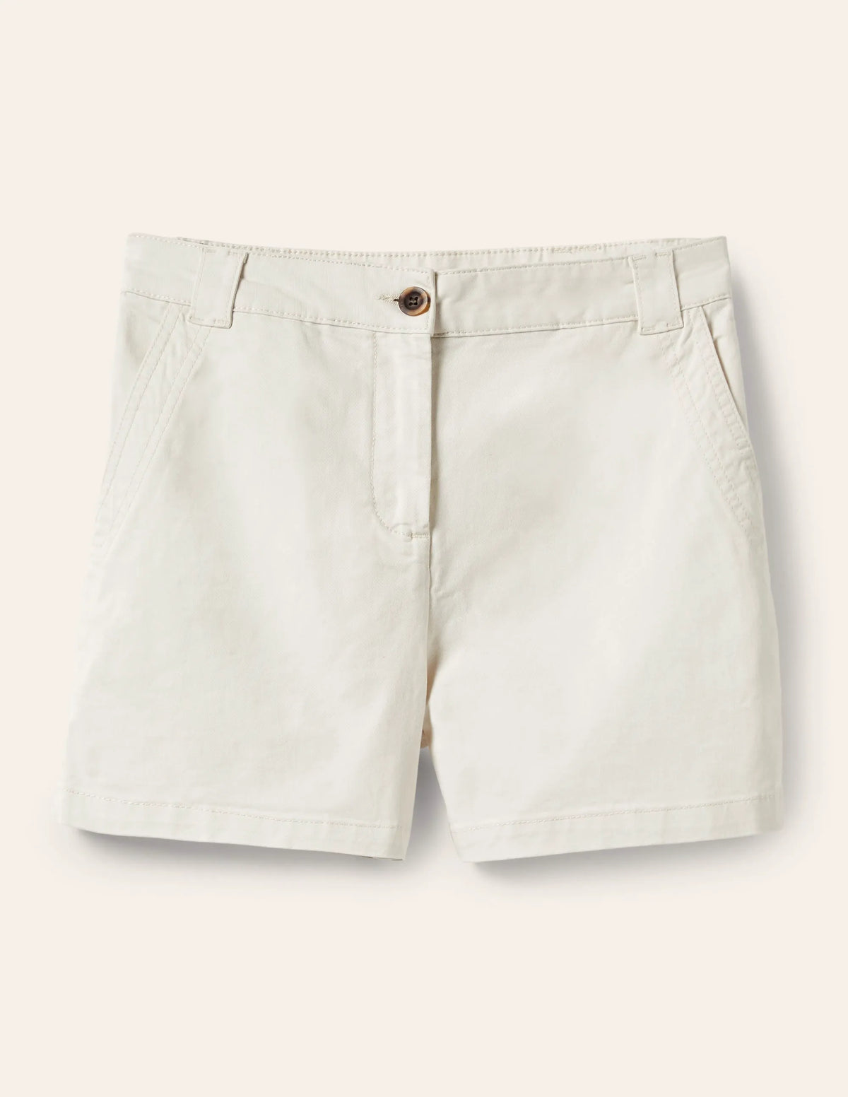Classic Chino Shorts-Ecru