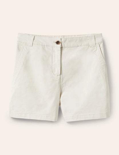 Classic Chino Shorts-Ecru