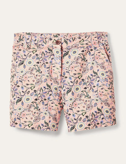 Classic Chino Shorts-Milkshake, Opulent Paradise