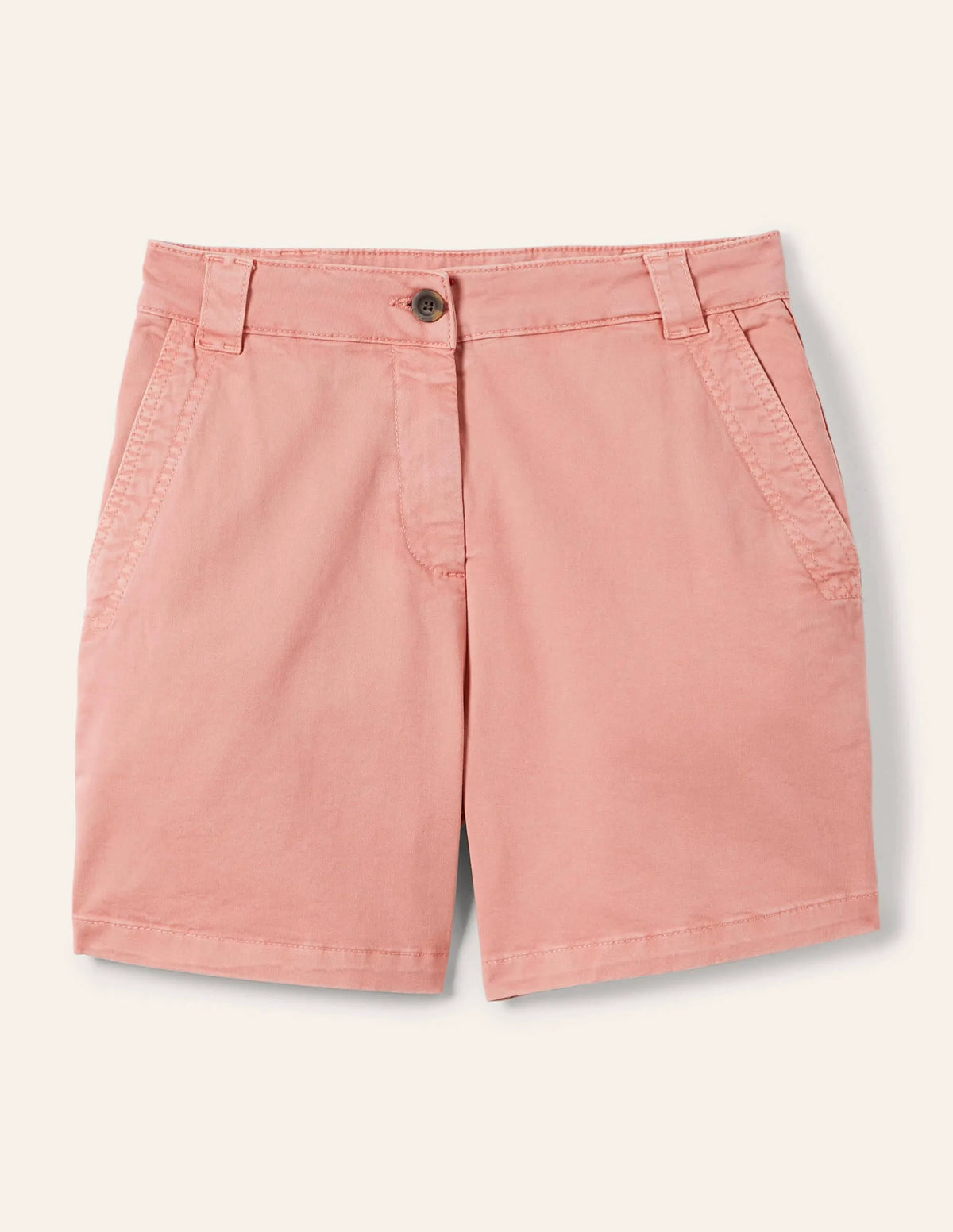 Classic Chino Shorts-Mauve Flower Pink