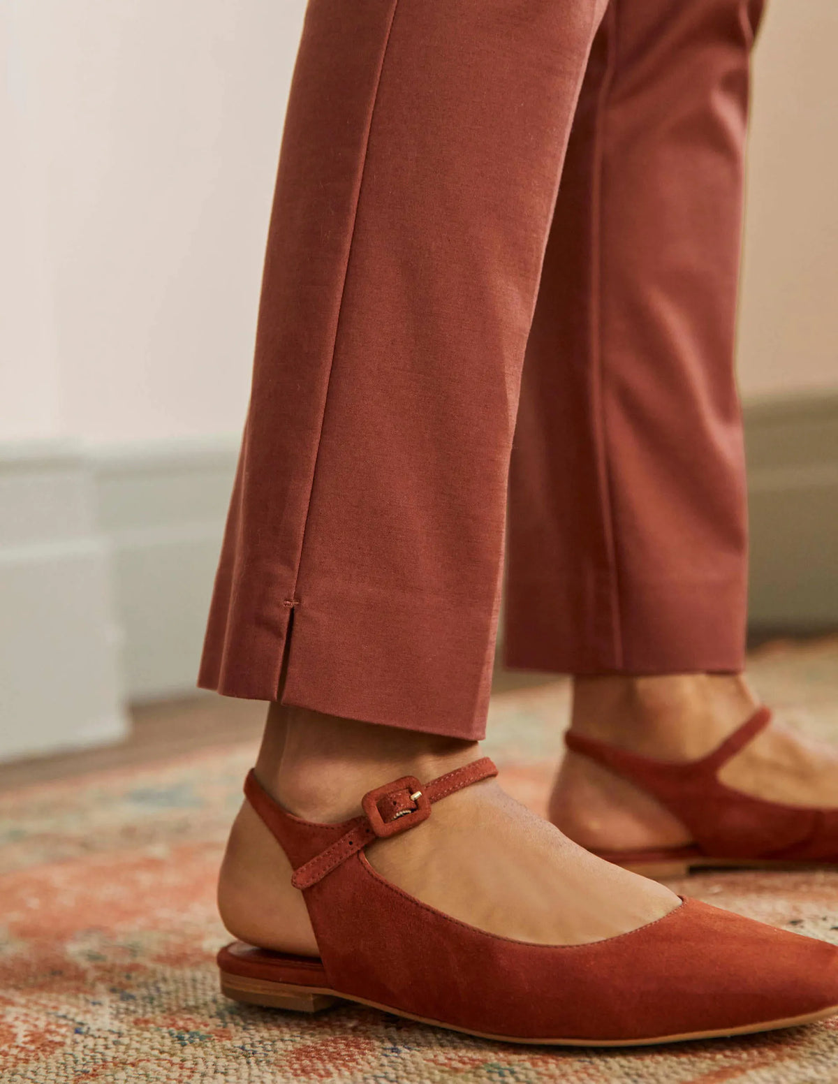 Richmond 7/8 Pants-Red Oak