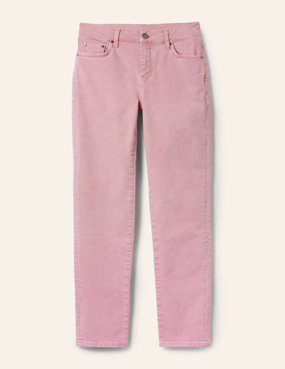 Slim Straight Ankle Skimmers-Posy Pink