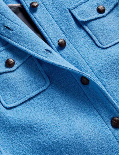 Textured Wool Shacket-Grape Hyacinth