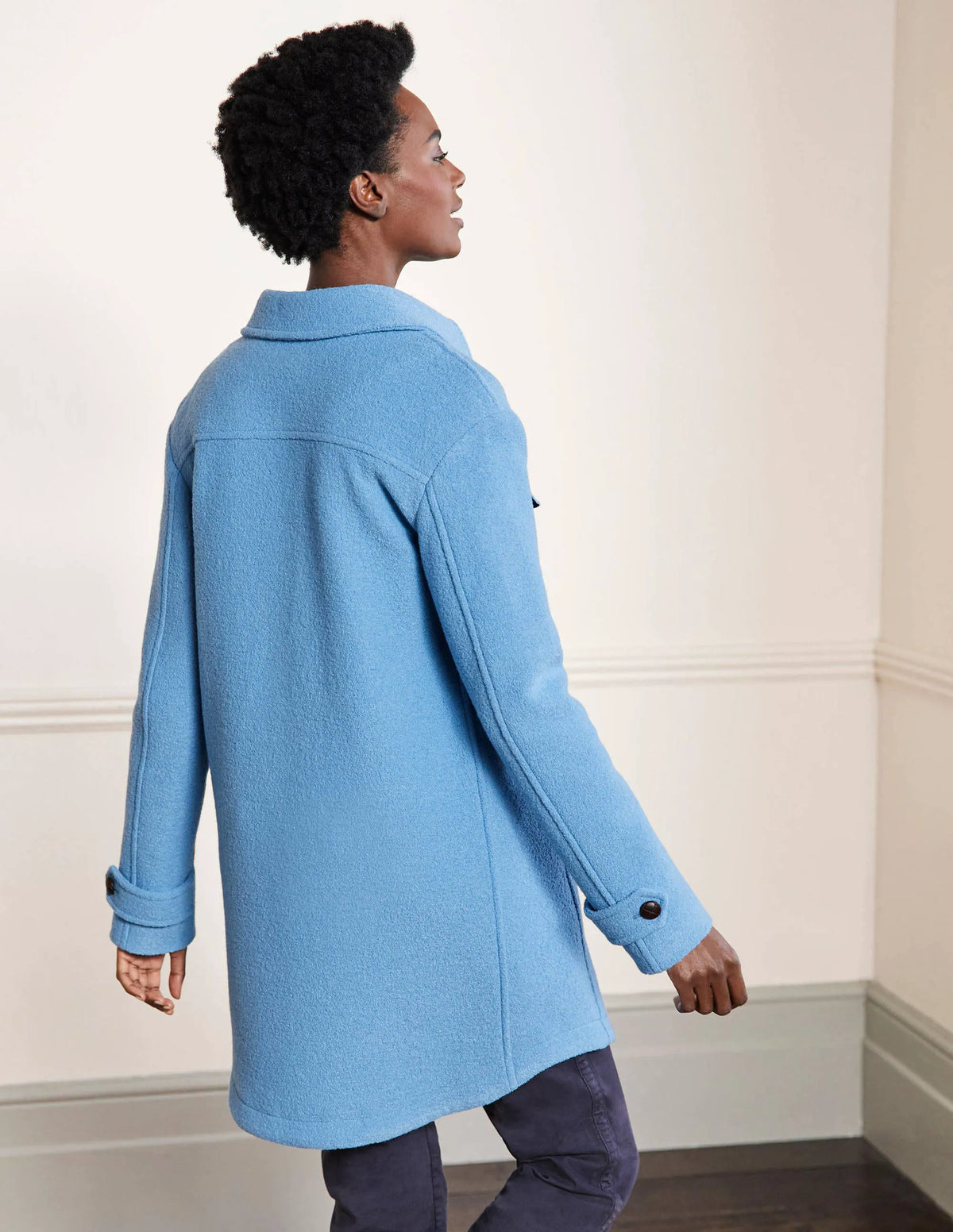 Textured Wool Shacket-Grape Hyacinth