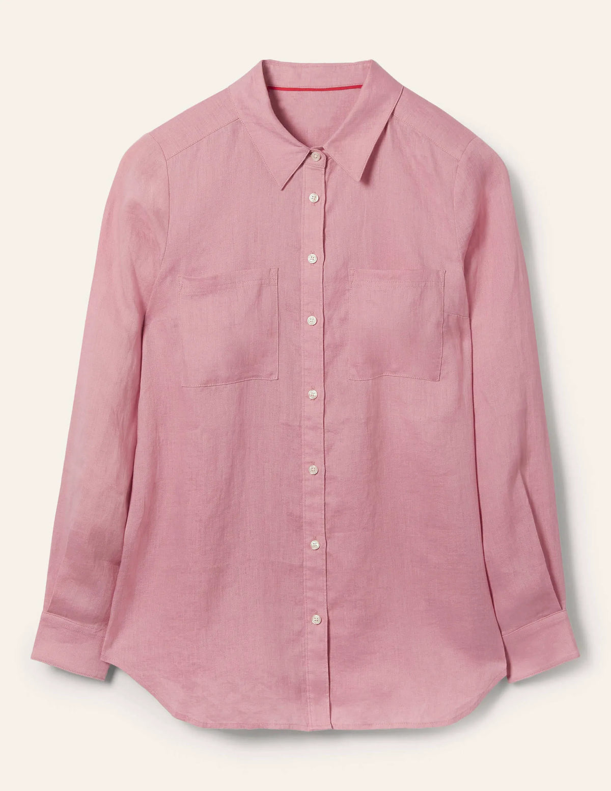 Linen Shirt-Formica Pink