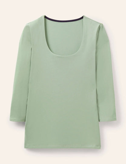 Double Layer Front Top-Iceberg Green