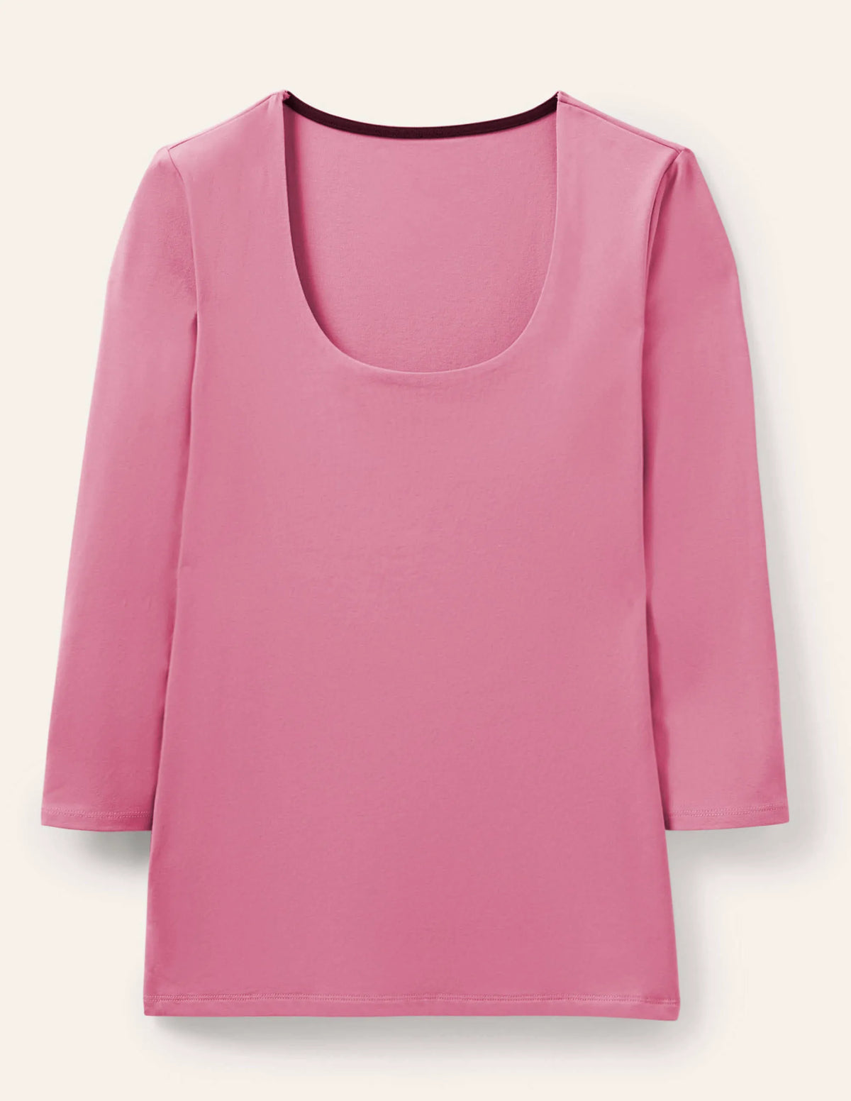 Double Layer Front Top-Posy Pink