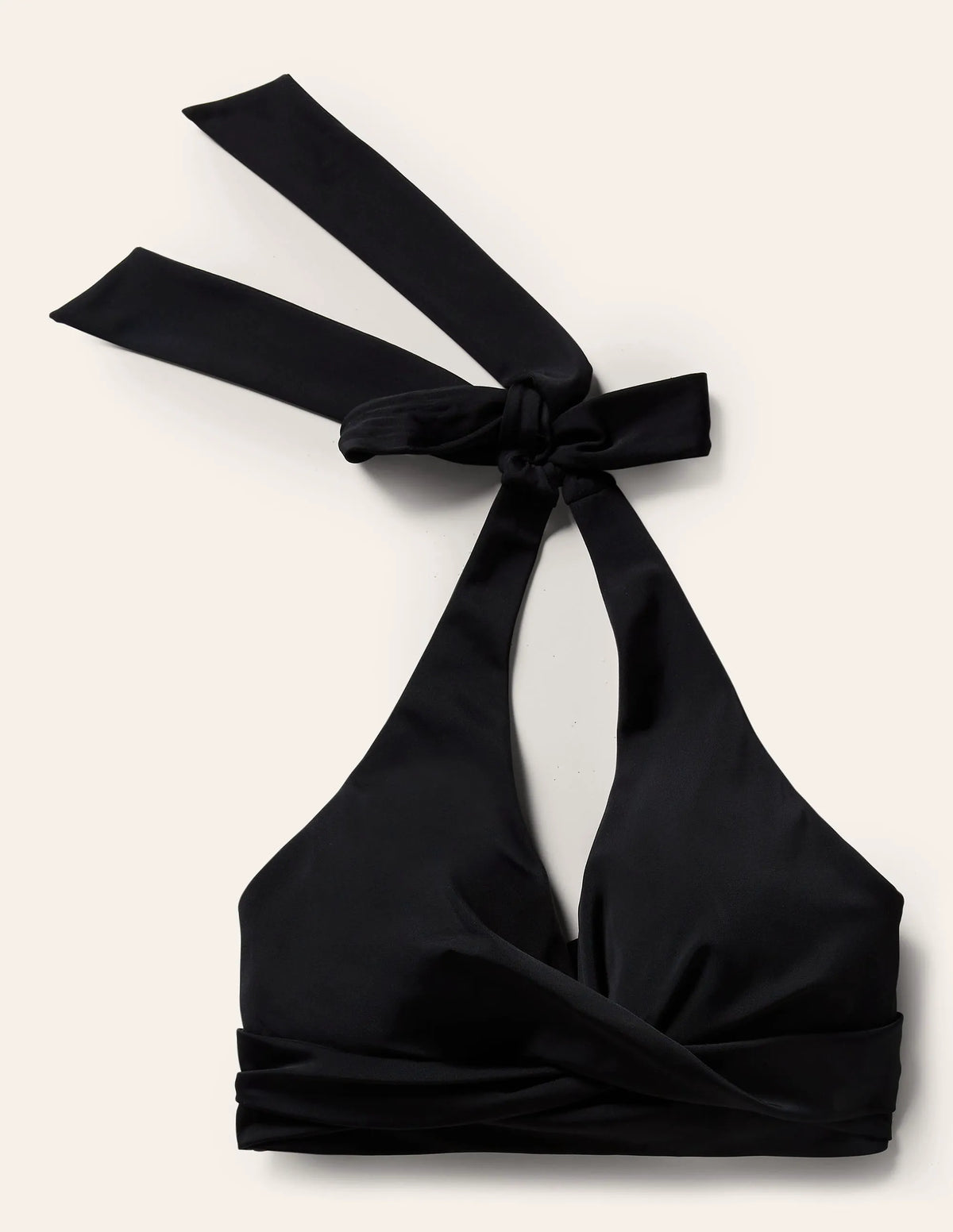 Levanzo Halter Bikini Top-Black