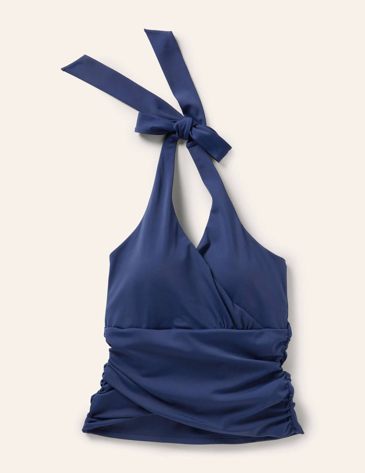 Levanzo Halter Tankini Top-French Navy