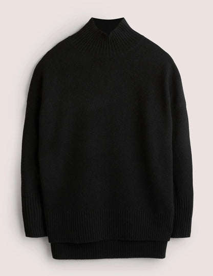 Jessica Oversized Sweater-Black