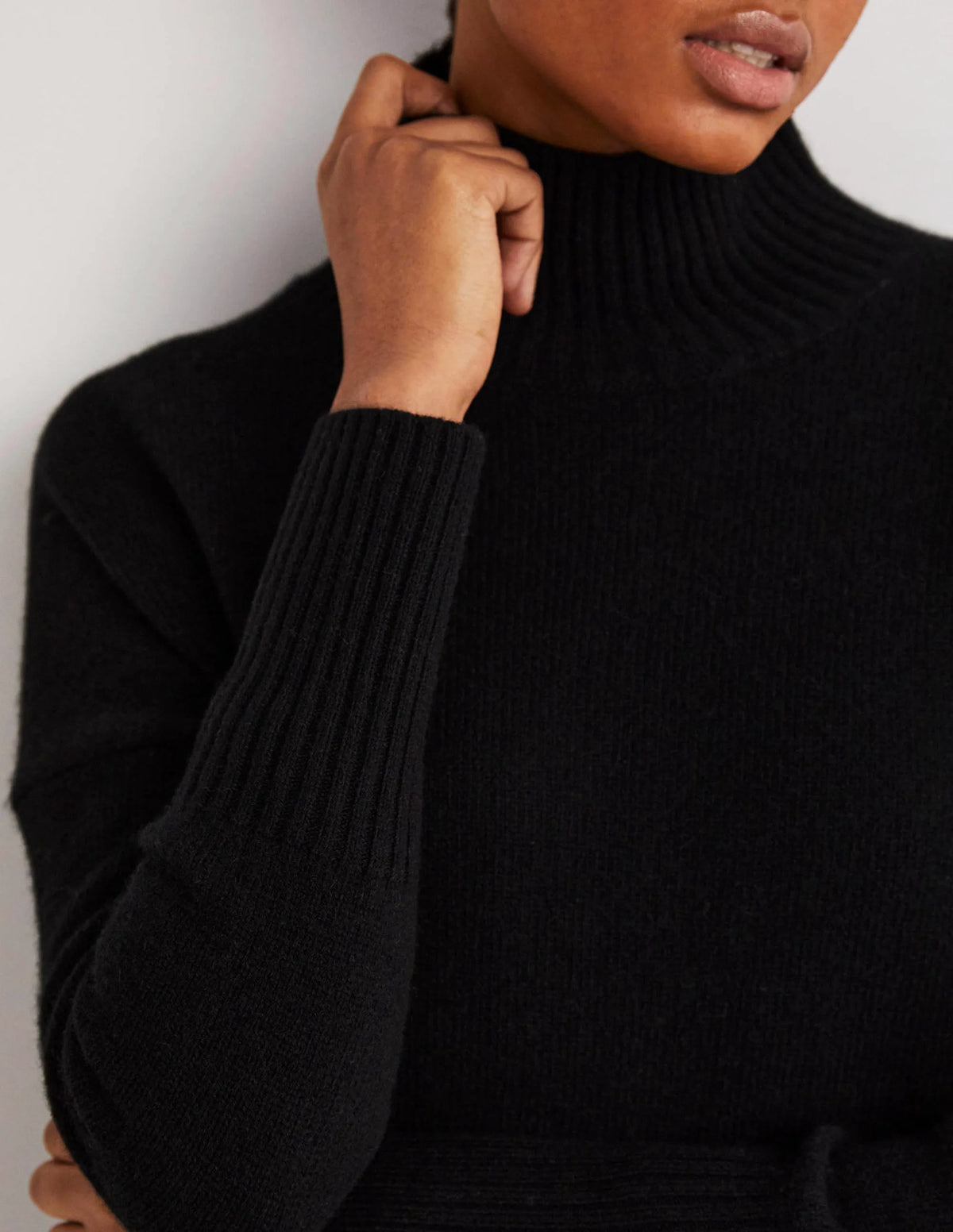 Jessica Oversized Sweater-Black