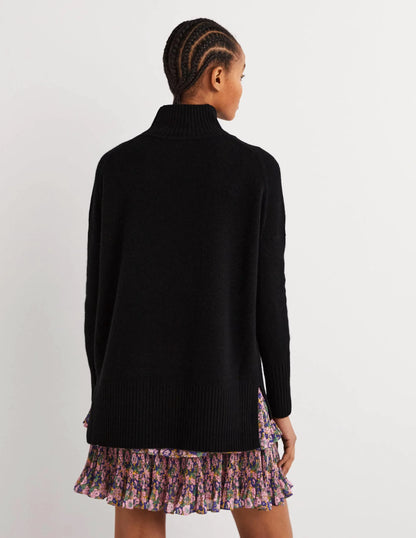 Jessica Oversized Sweater-Black