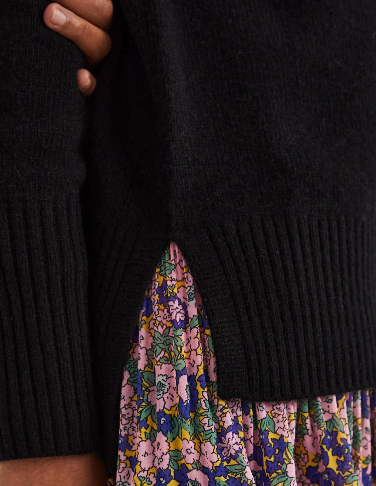 Jessica Oversized Sweater-Black