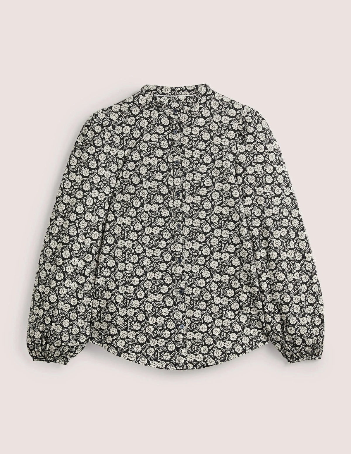 Deep Sleeve Jersey Shirt-Black, Botanica