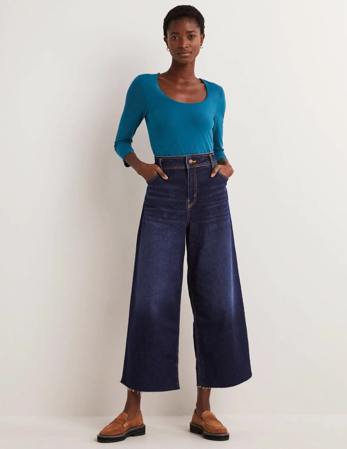 Double Layer Front Top-Baltic Blue