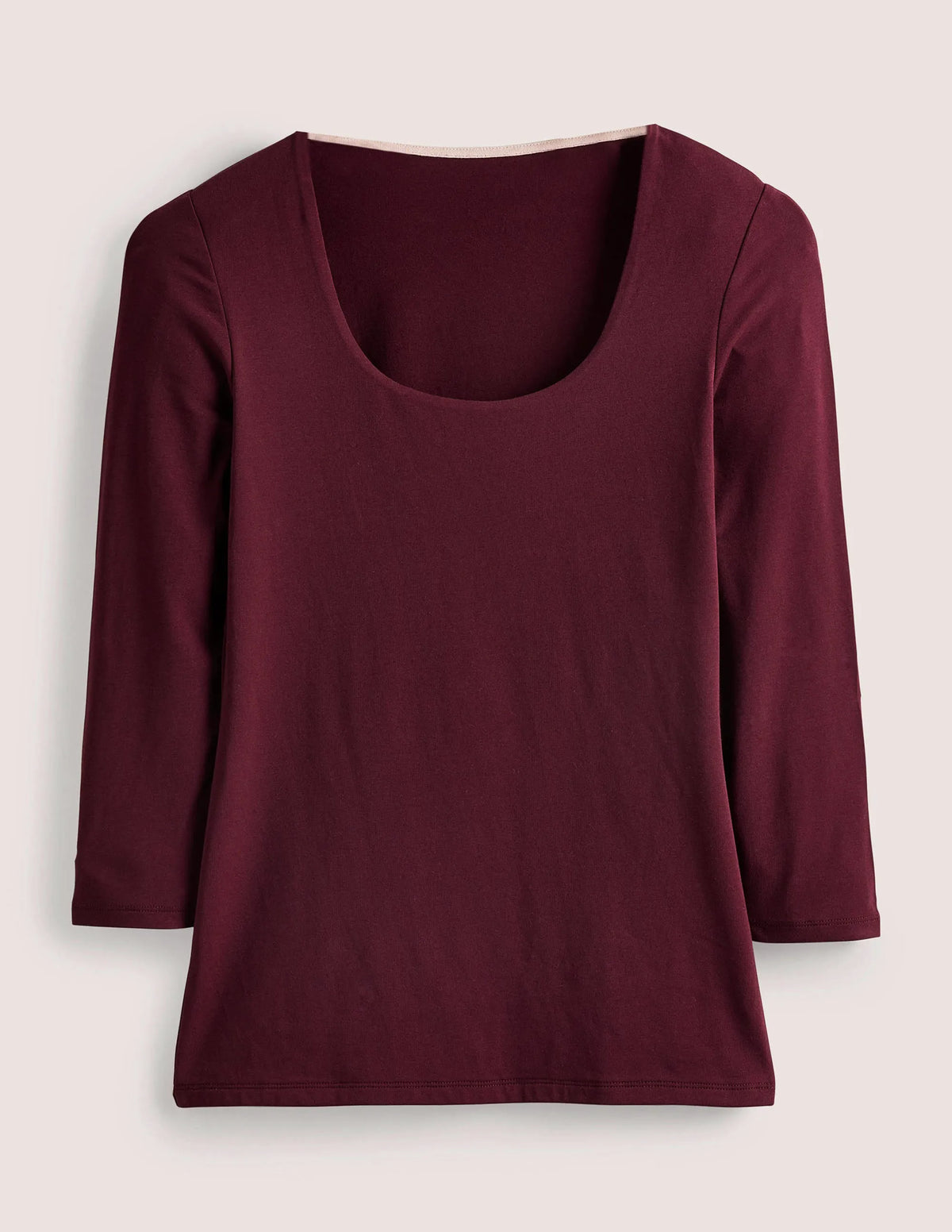 Double Layer Front Top-Mulled Wine Purple
