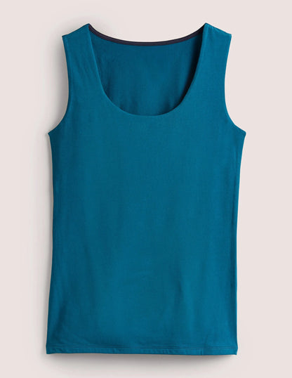 Double Layer Tank-Baltic Blue