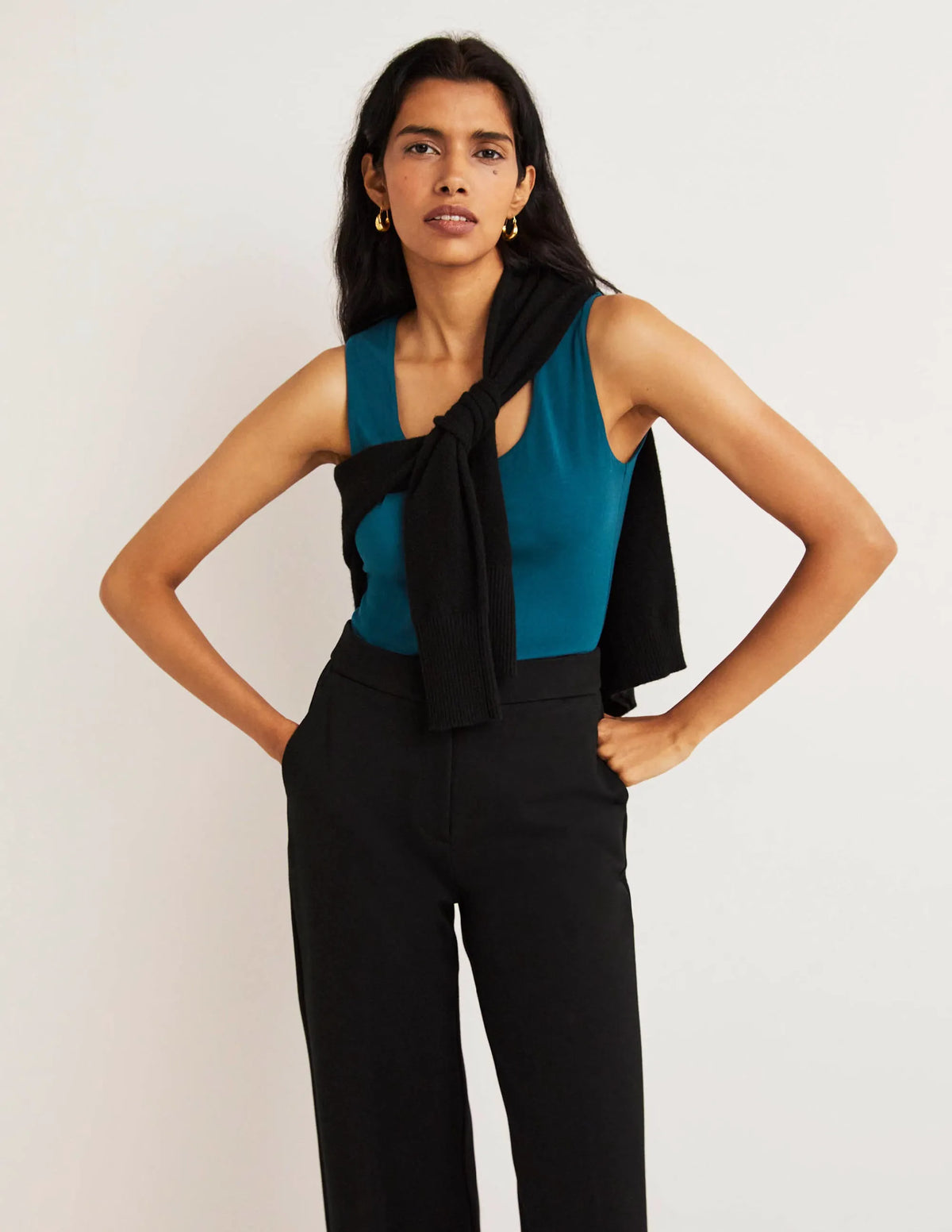 Double Layer Tank-Baltic Blue
