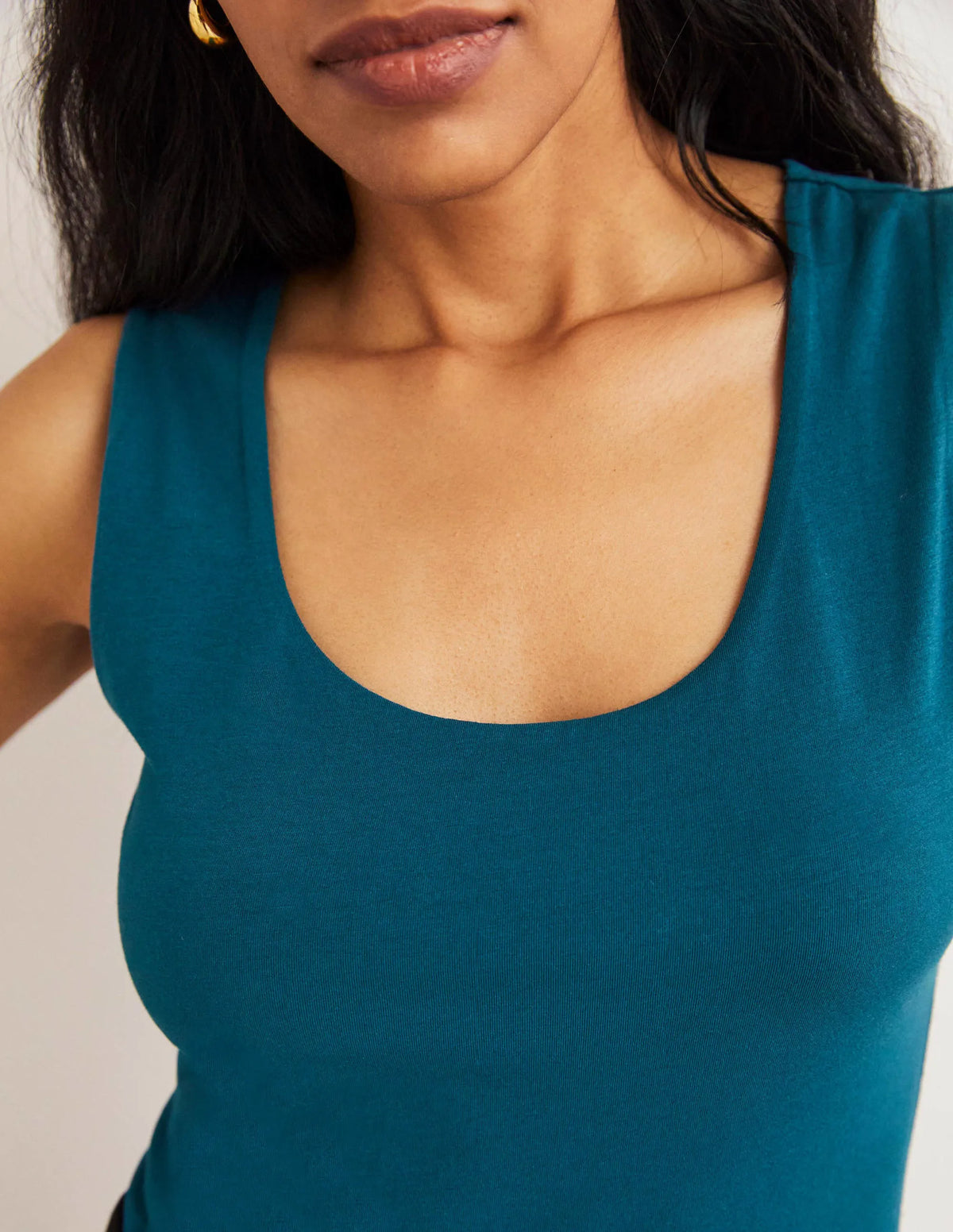 Double Layer Tank-Baltic Blue