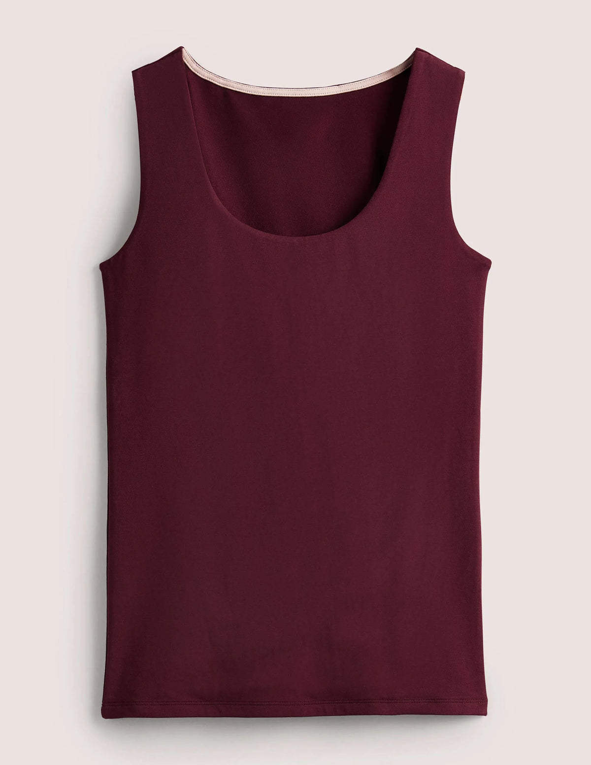 Double Layer Tank-Mulled Wine Purple