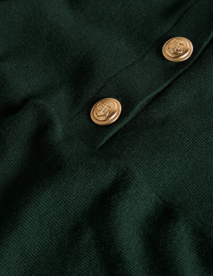 Relaxed Knitted Mini Dress-Cavolo Nero