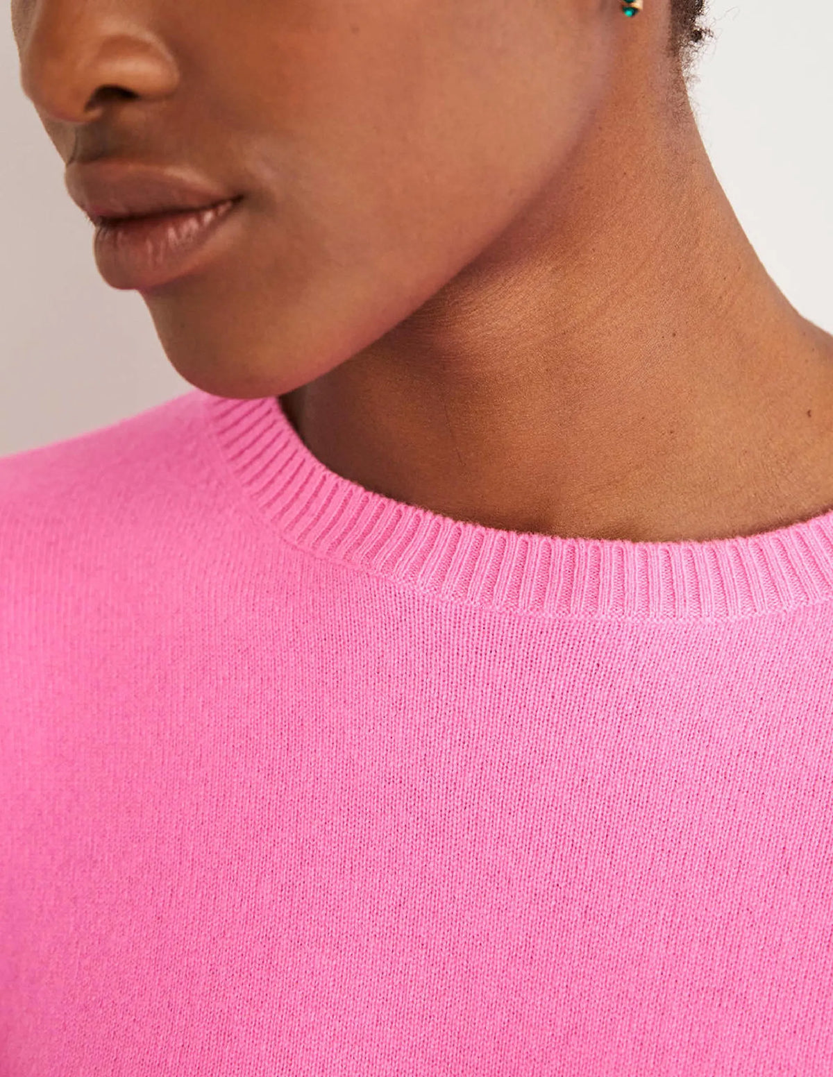 Margot Cashmere Sweater-Pink, Red Ombre