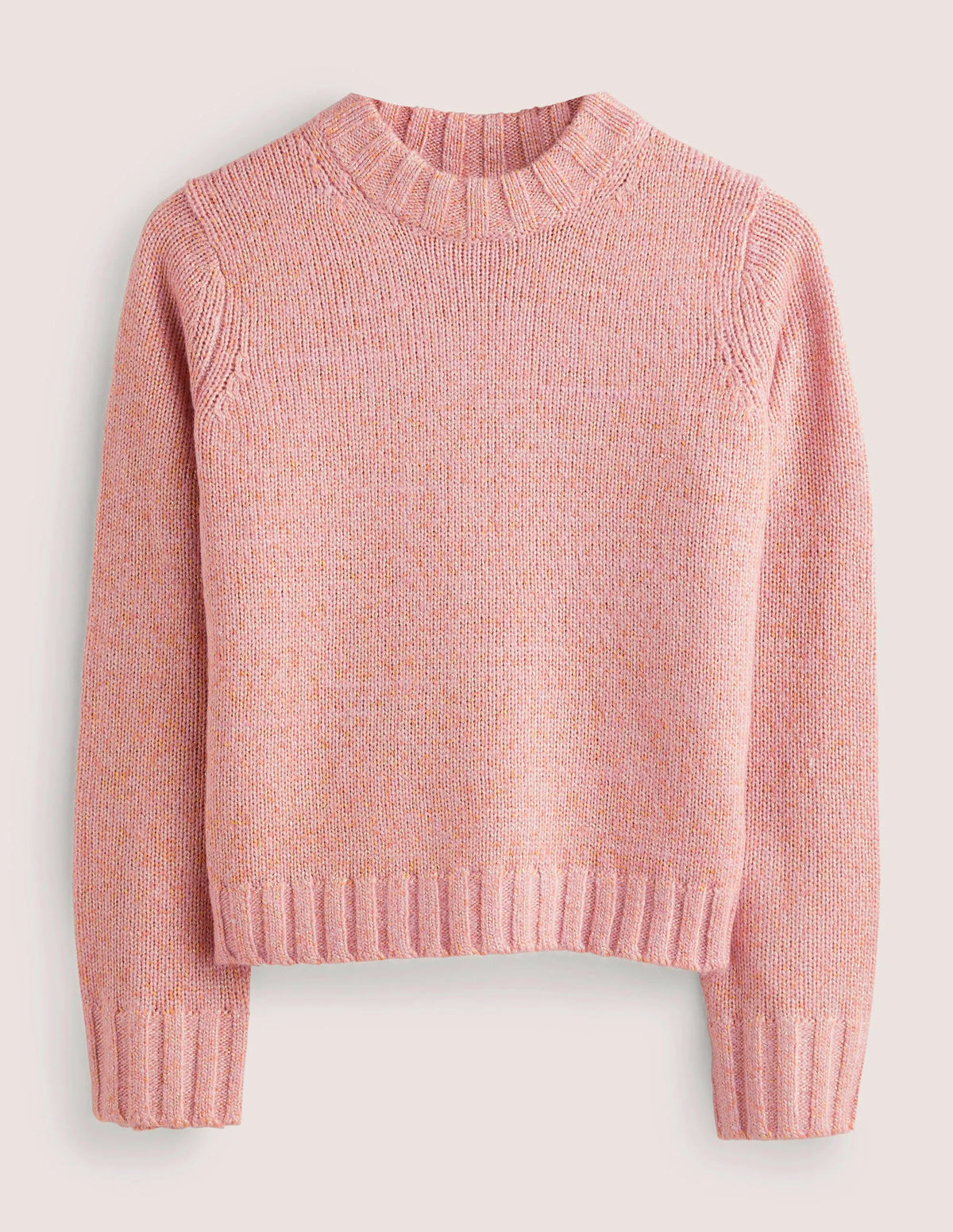 Speckled Fluffy Sweater-Pink Frosting