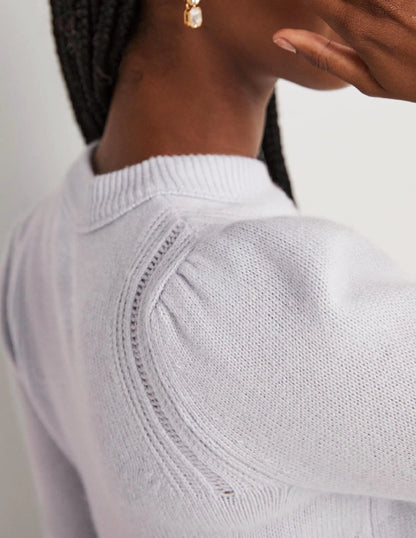Lofty Cashmere Sweater-Skylight Blue