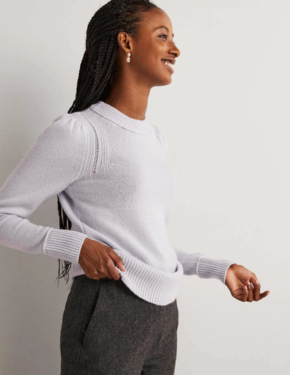 Lofty Cashmere Sweater-Skylight Blue