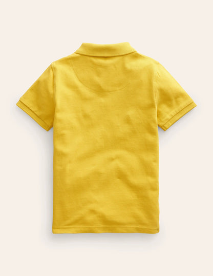 Piqué Polo Shirt-Sweetcorn Yellow