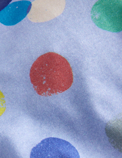Snug Long John Pajamas-Multi Spot