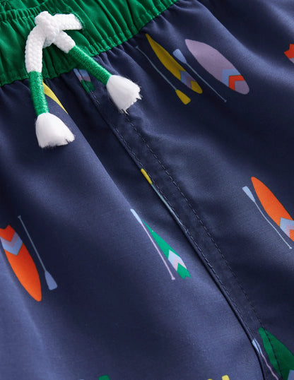 Swim Shorts-College Navy Paddle Board