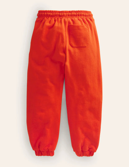 Cosy Relaxed Joggers-Dahlia Red