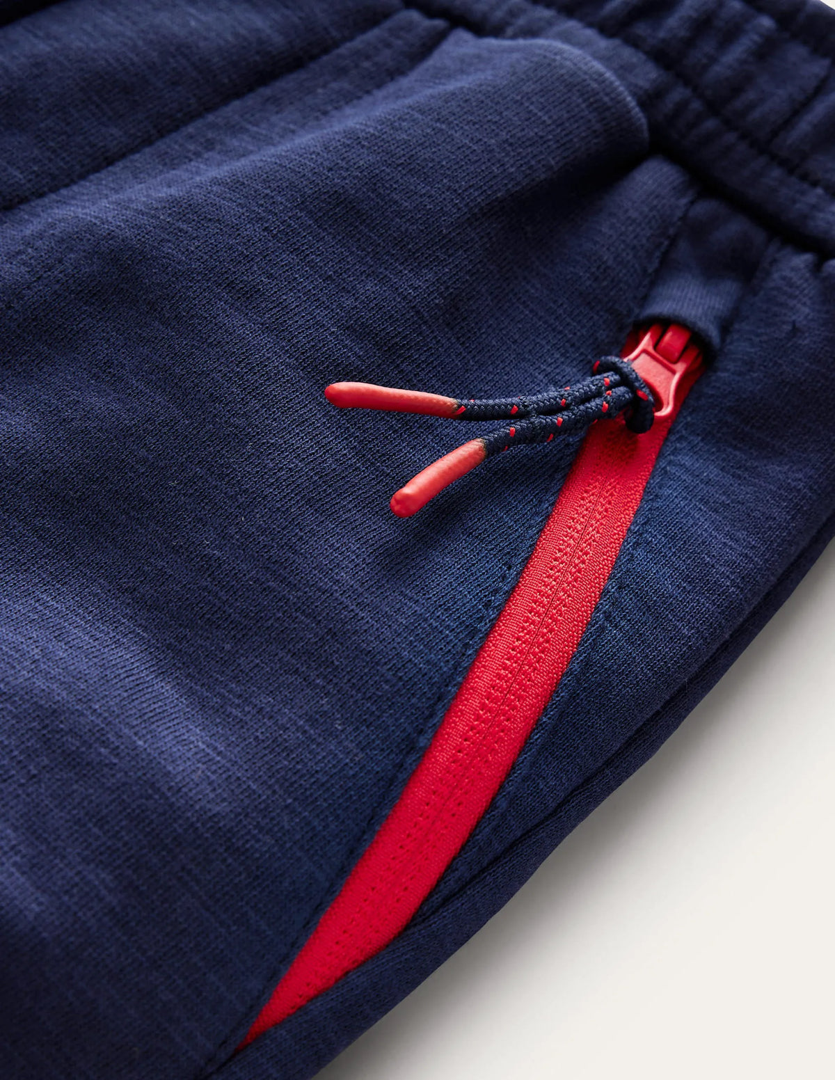 Reinforced Knee Joggers-College Navy