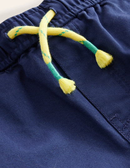 Slim Pull-On Pants-College Navy Cord