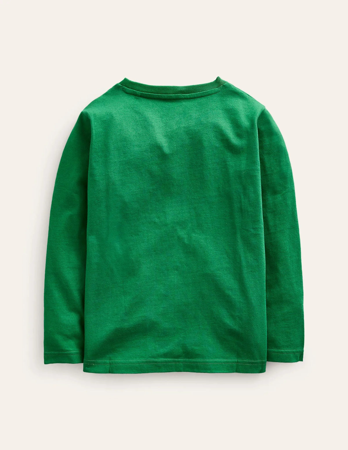Cross Stitch Dino T-shirt-Deep Green Dinosaur