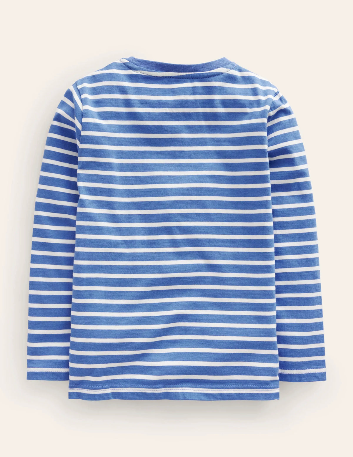Lift-the-flap Truck T-Shirt-Elizabethan Blue/Ivory Stripe
