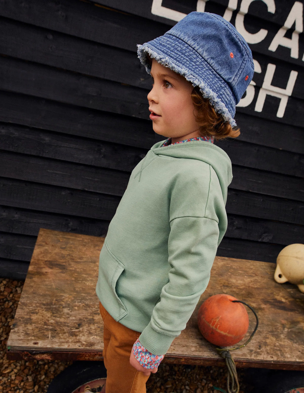 Bucket Hat-Mid Denim