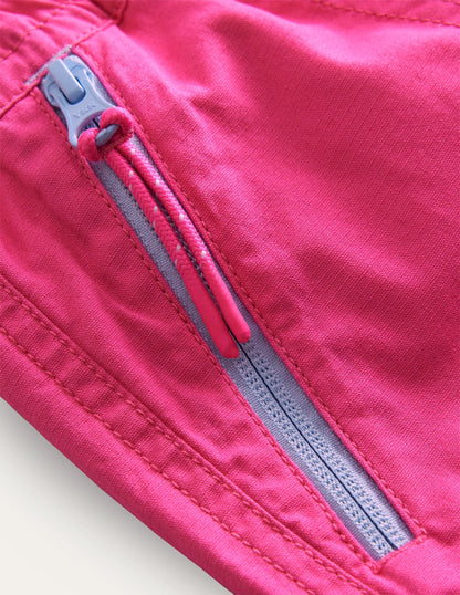 Utility Ripstop Shorts-Festival Pink