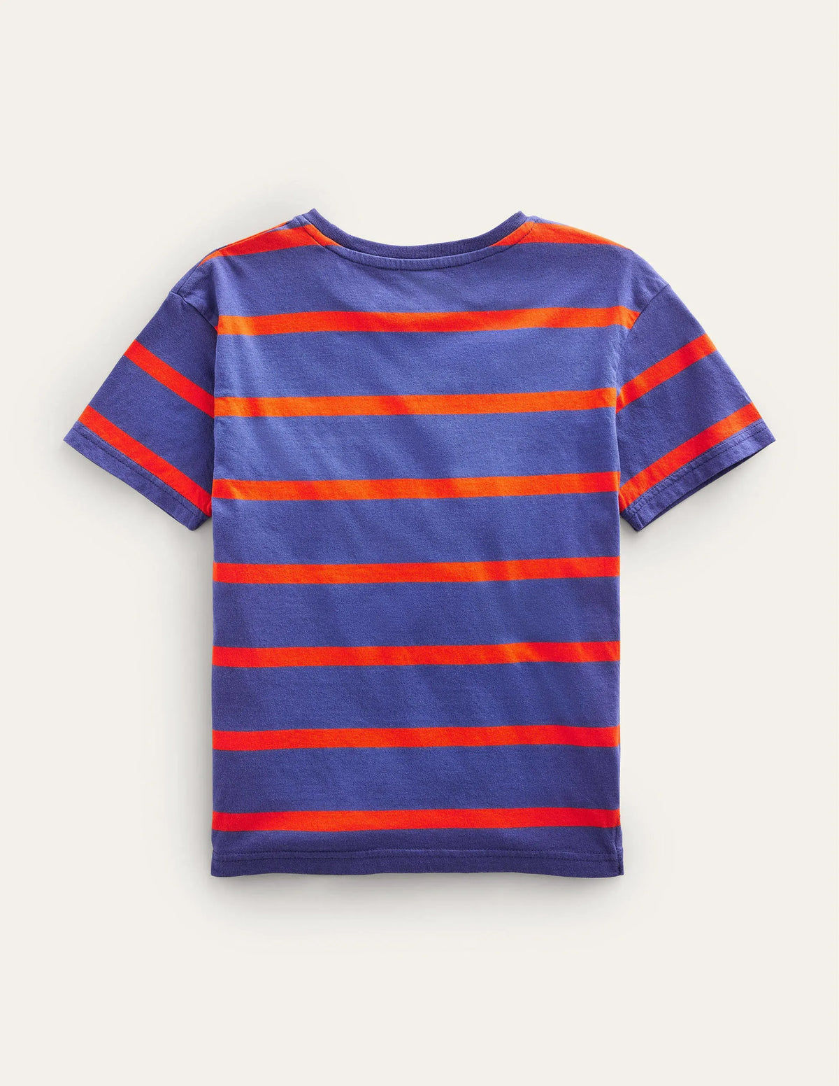 Relaxed T-shirt-Soft Starboard/Mandarin Red