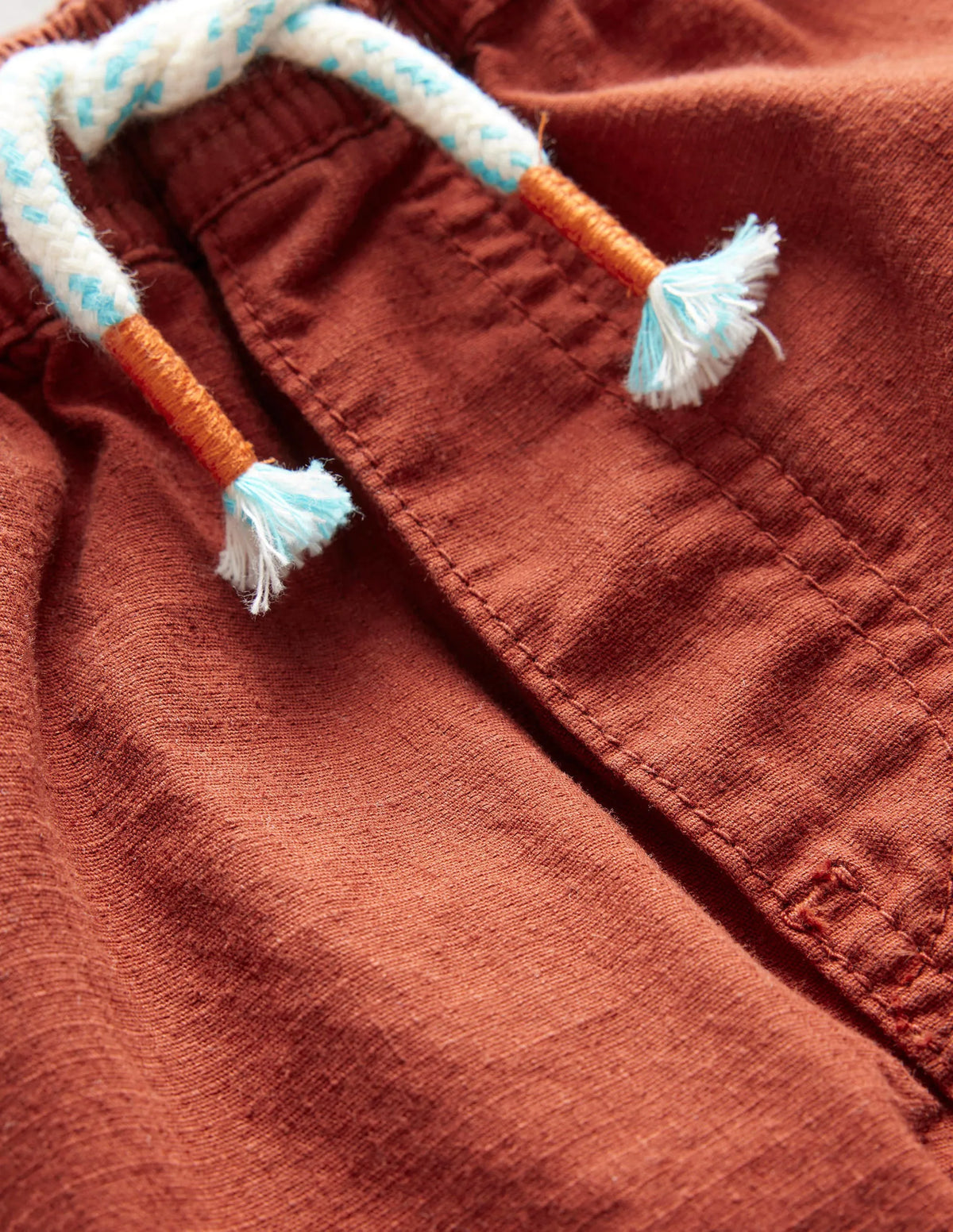 Cargo Pull-on Pants-Roasted Chestnut