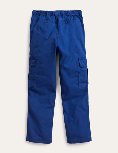 Cargo Pull-on Pants-Starboard Blue