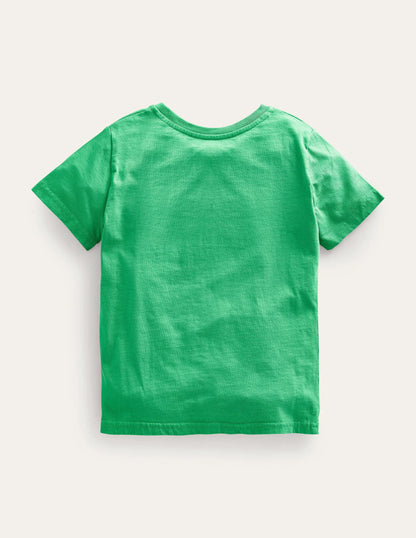 Easter Appliqué T-shirt-Aloe Green Easter