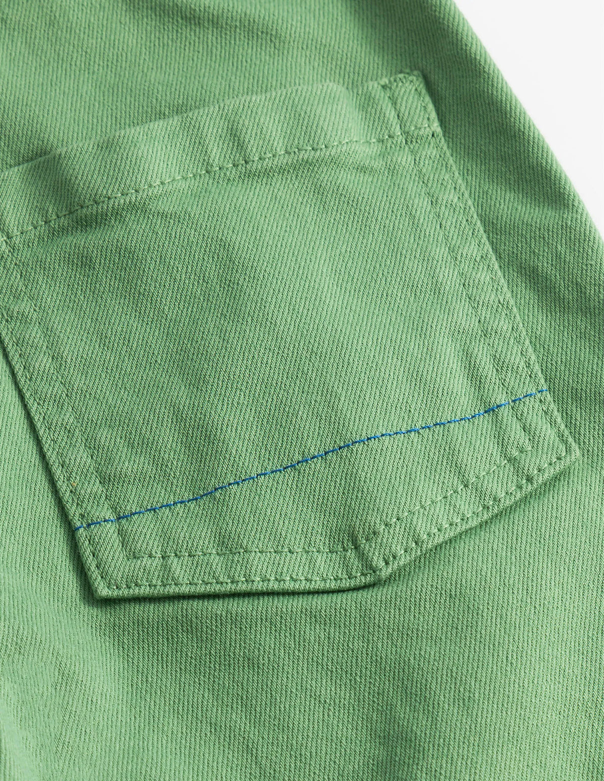 Relaxed Pocket Pants-Deep Grass Green