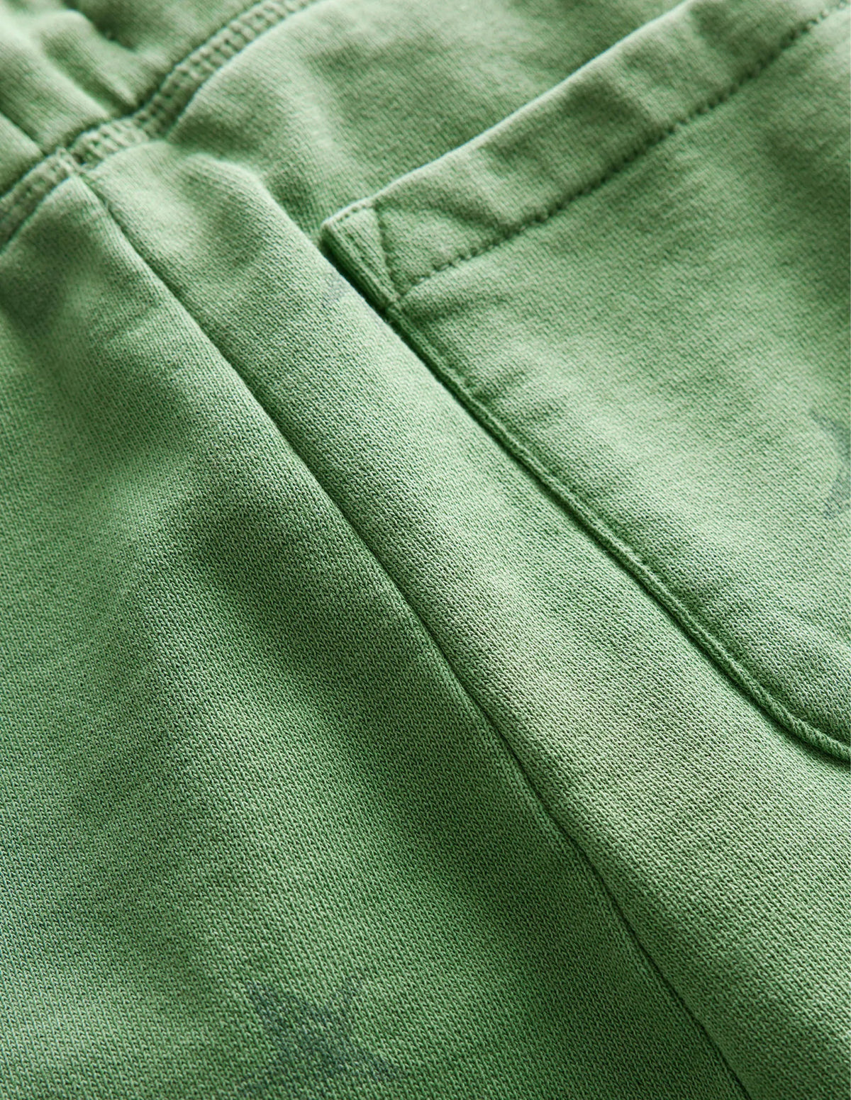 Printed Garment Dye Joggers-Safari Green Scribble Star