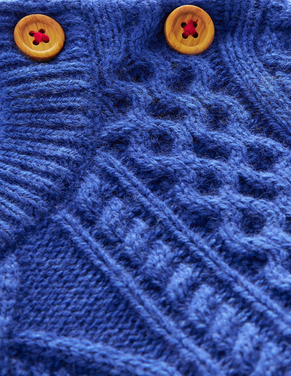 Cable Sweater-Bluing