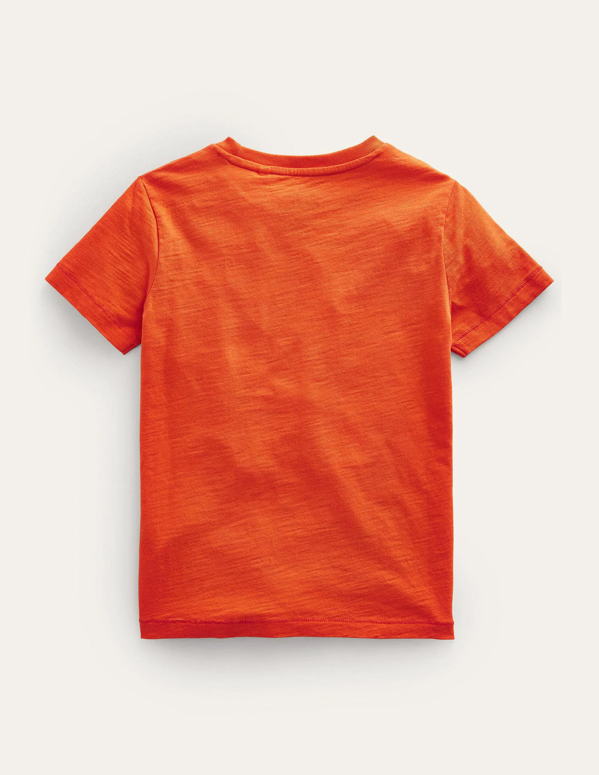 Washed Slub T-shirt-Mandarin Orange