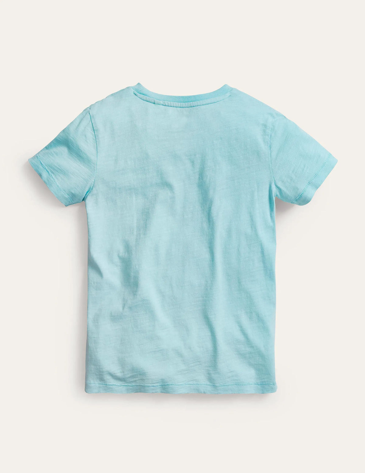 Washed Slub T-shirt-Light Blue