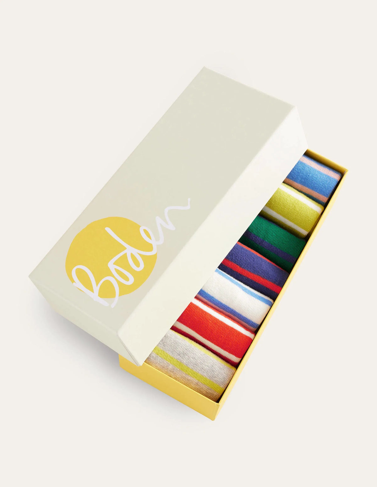 Sock Box 7 Pack-Breton Stripe